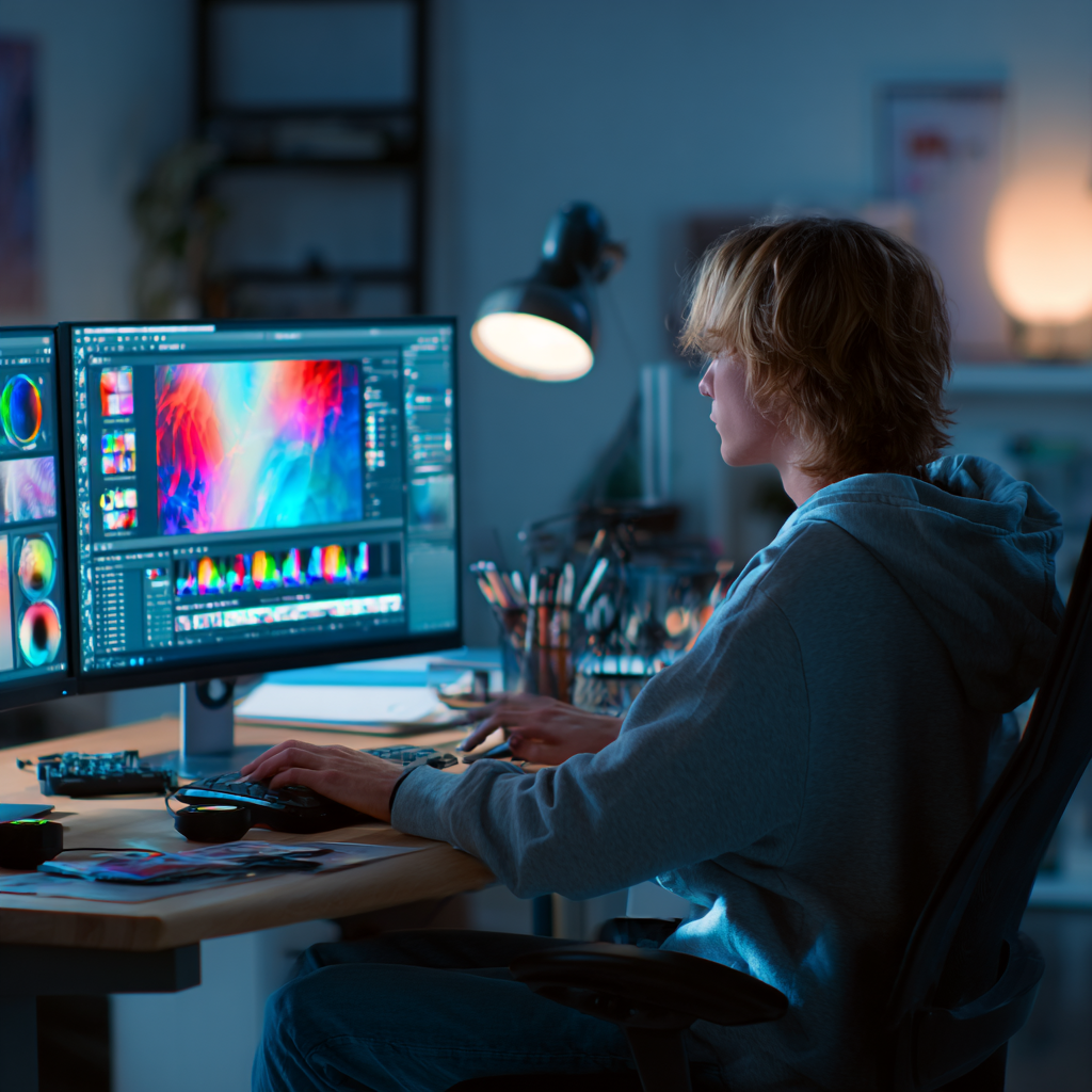 Illustration numérique et interface